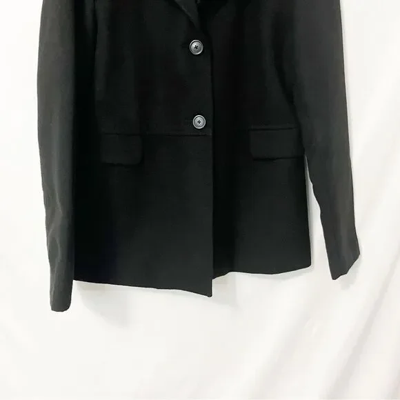 Old Navy Black Button Closure Trenchcoat Size L Tall - Picture 3 of 7